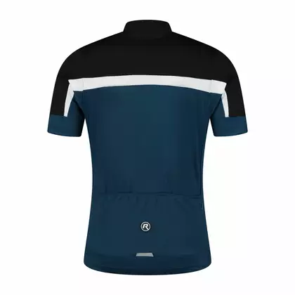 Detský cyklistický dres Rogelli COURSE čierno-modrý