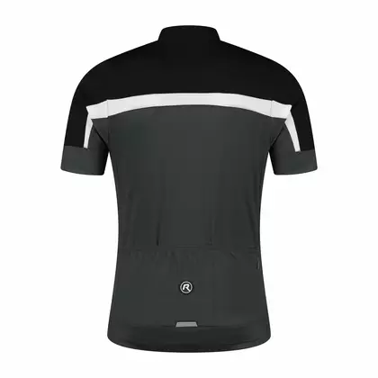 Detský cyklistický dres Rogelli COURSE čierno-šedý