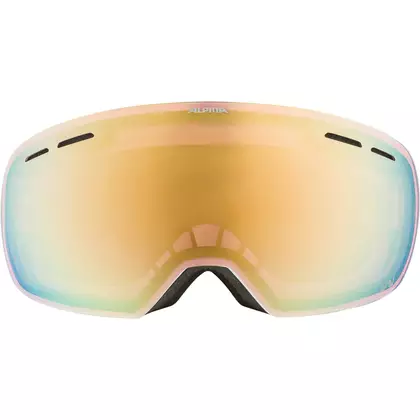ALPINA lyžiarske/snowboardové okuliare, fotochrómy M50 GRANBY QV BIELE LESK sklo QV GOLD SPH S2-3