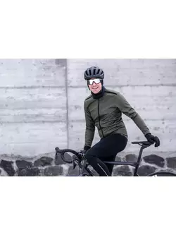 Cyklistická bunda Rogelli, zimná CORE zelená