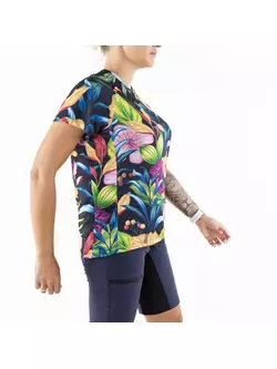 KAYMAQ w14 dámsky voľný MTB cyklistický dres s krátkym rukávom