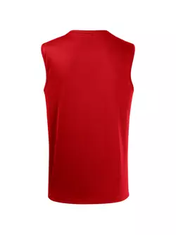 MALFINI BREEZE Športové pánske tielko bez rukávov, 100 % polyester, červená 8200712