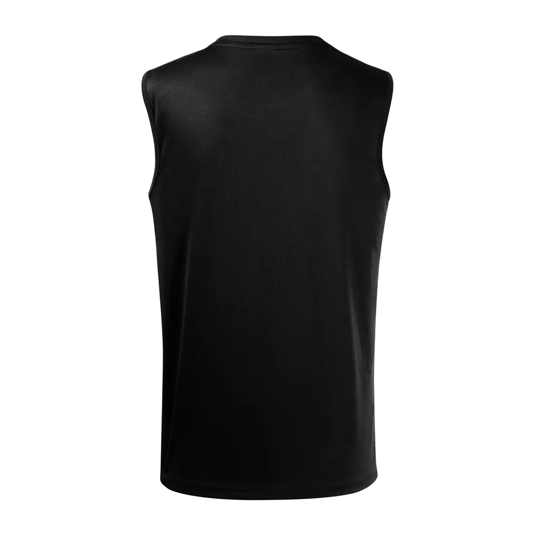 MALFINI BREEZE Športové pánske tielko bez rukávov, 100 % polyester, čierne 8200112