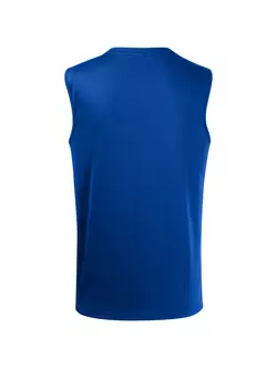 MALFINI BREEZE Športové pánske tielko bez rukávov, 100 % polyester, námornícky modrý 8200512