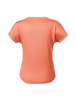 MALFINI CHANCE GRS Športové dámske tričko, krátky rukáv, mikrovlákno z recyklovaného materiálu, západ slnka melírovaná 811M912