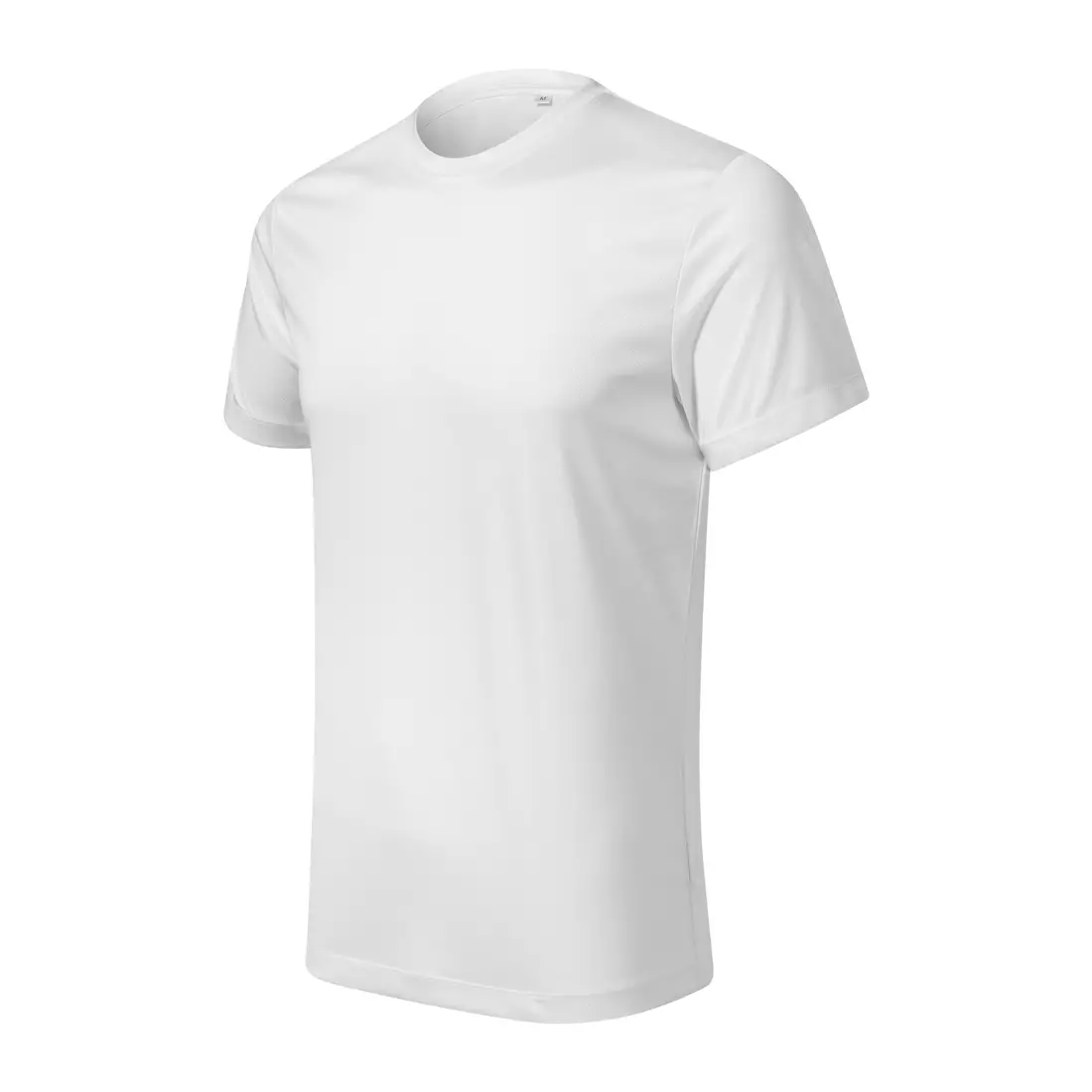 MALFINI CHANCE GRS Športové pánske tričko, krátky rukáv, mikrovlákno z recyklovaného materiálu, biela 8100013