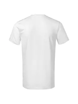 MALFINI CHANCE GRS Športové pánske tričko, krátky rukáv, mikrovlákno z recyklovaného materiálu, biela 8100013