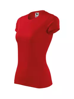 MALFINI FANTASY - Dámske športové tričko z 100 % polyesteru, červené 1400712-140