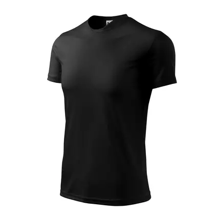 MALFINI FANTASY - pánske športové tričko z 100 % polyesteru, čierna 1240113-124