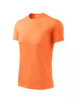 MALFINI FANTASY - pánske športové tričko z 100 % polyesteru, neonovo mandarínová 1248813-124