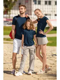 MALFINI FANTASY - pánske športové tričko z 100 % polyesteru, tmavomodrá 1240213-124