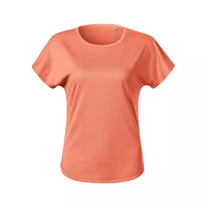 MALFINI CHANCE GRS Športové dámske tričko, krátky rukáv, mikrovlákno z recyklovaného materiálu, západ slnka melírovaná 811M912