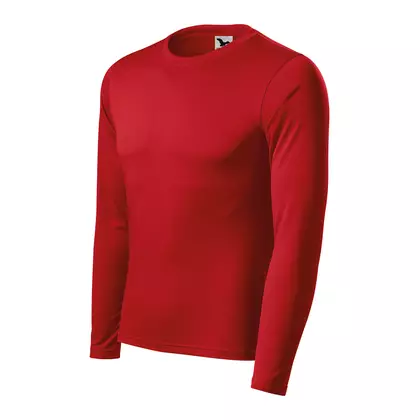 MALFINI PRIDE Pánske športové tričko s dlhým rukávom, červená 1680712