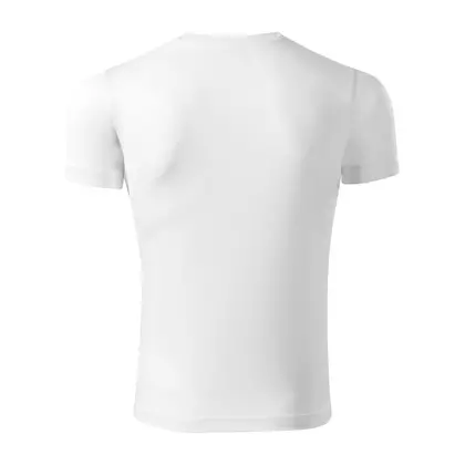 PICCOLIO PIXEL Športové tričko T-shirt, krátky rukáv, pre mužov, biela, 100 % polyester P810012