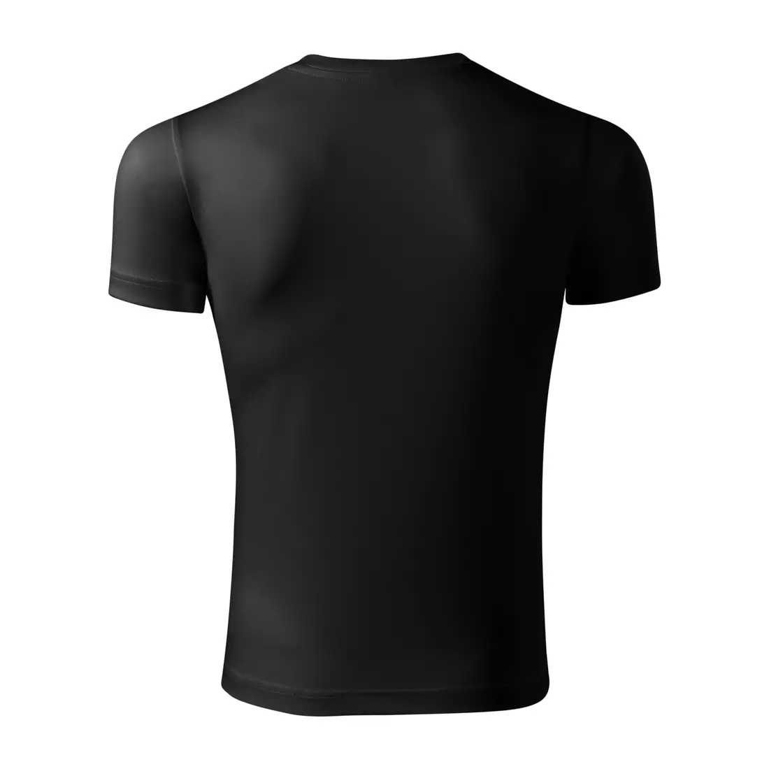 PICCOLIO PIXEL Športové tričko T-shirt, krátky rukáv, pre mužov, čierne, 100 % polyester P810112