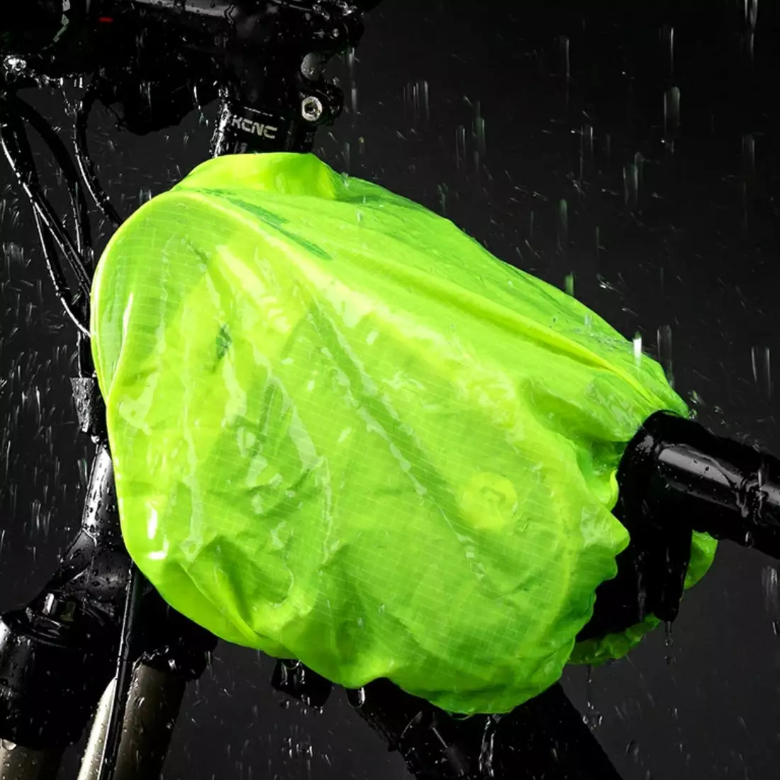 Rockbros Dvojpriehradová cyklistická taška na hornú rúru s držiakom na telefón, čierna 30120047001