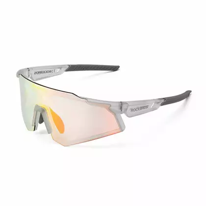 Rockbros Športové / Cyklistické fototónové slnečné okuliare, Priesvitné 14110006001