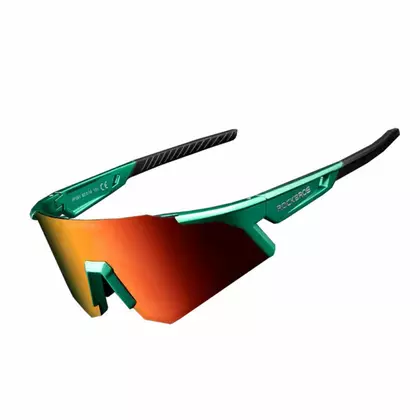 Rockbros Športové / Cyklistické polarizované slnečné okuliare, Zelené 14110006003