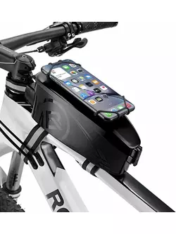 Rockbros cyklistická taška na hornú rúru s držiakom na telefón, čierna 30120018001