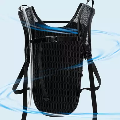 Rockbros cyklistický batoh s vodným vreckom, čierny 30170009001