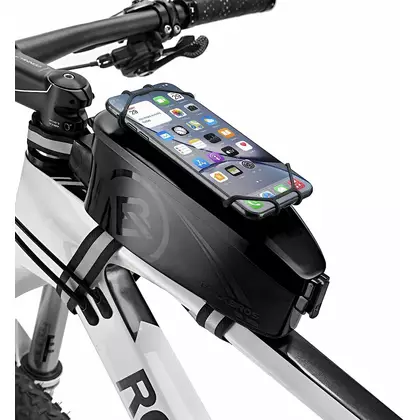 Rockbros cyklistická taška na hornú rúru s držiakom na telefón, čierna 30120018001