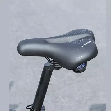 Rockbros sedadlo pre MTB a trekking bicykel s lampičkou, čierne 38218916002