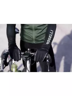 Rogelli APEX zimné cyklistické rukavice, čierne