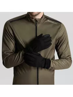 Rogelli NIMBUS zimné cyklistické rukavice, čierne
