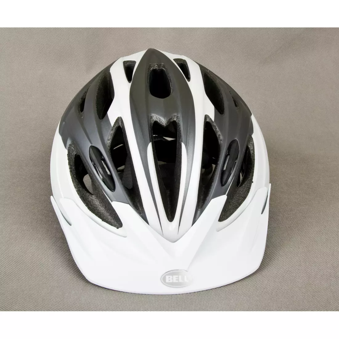 BELL PRESIDIO - cyklistická prilba, farba: Biela a strieborná