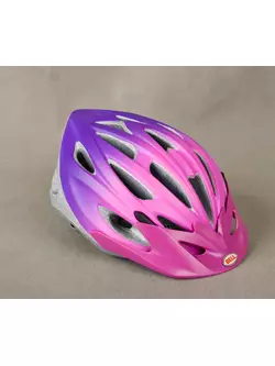 BELL SOLARA - dámska cyklistická prilba, ružová a fialová