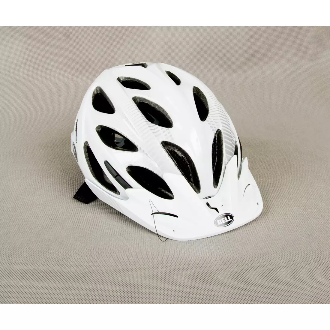 Cyklistická prilba BELL - MUNI, farba: Biela a strieborná