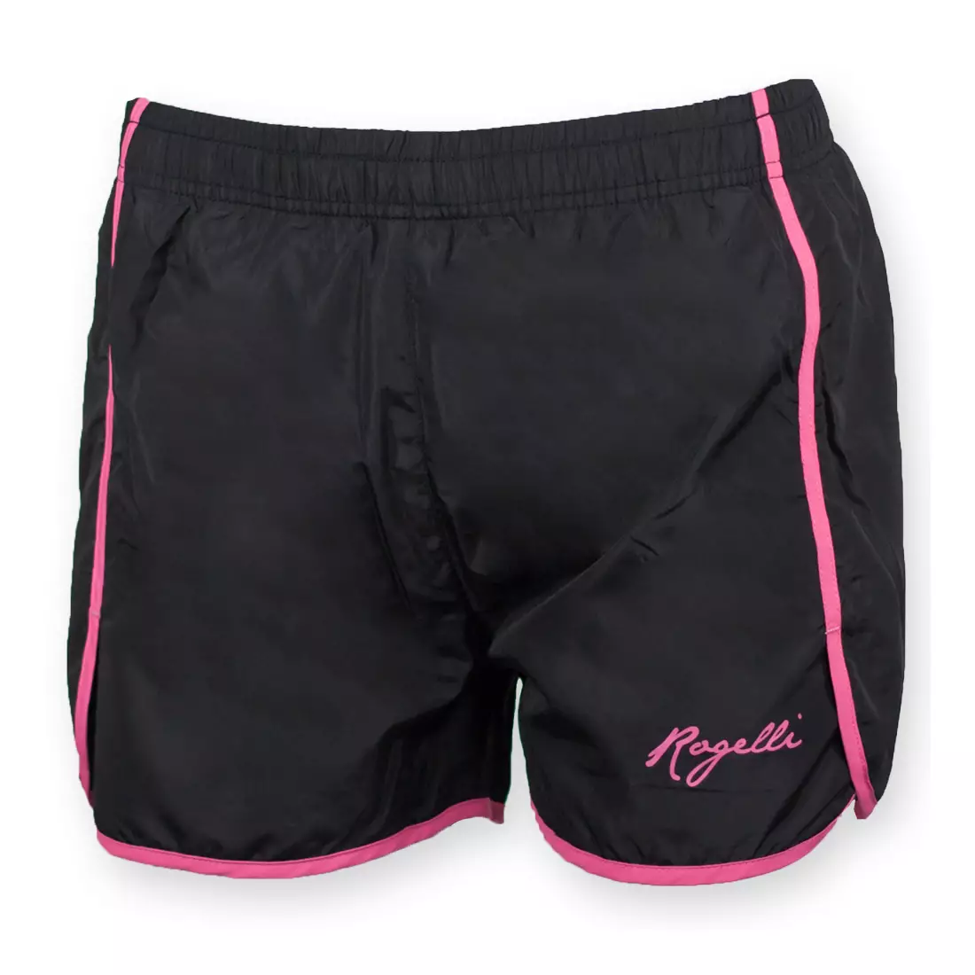 Dámske bežecké šortky ROGELLI KYRA čiernej a ružovej farby
