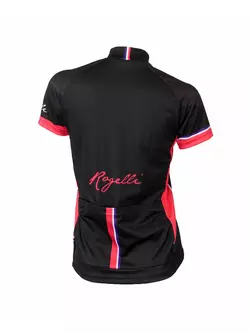 Dámsky cyklistický dres ROGELLI SIMONA čiernej a ružovej farby