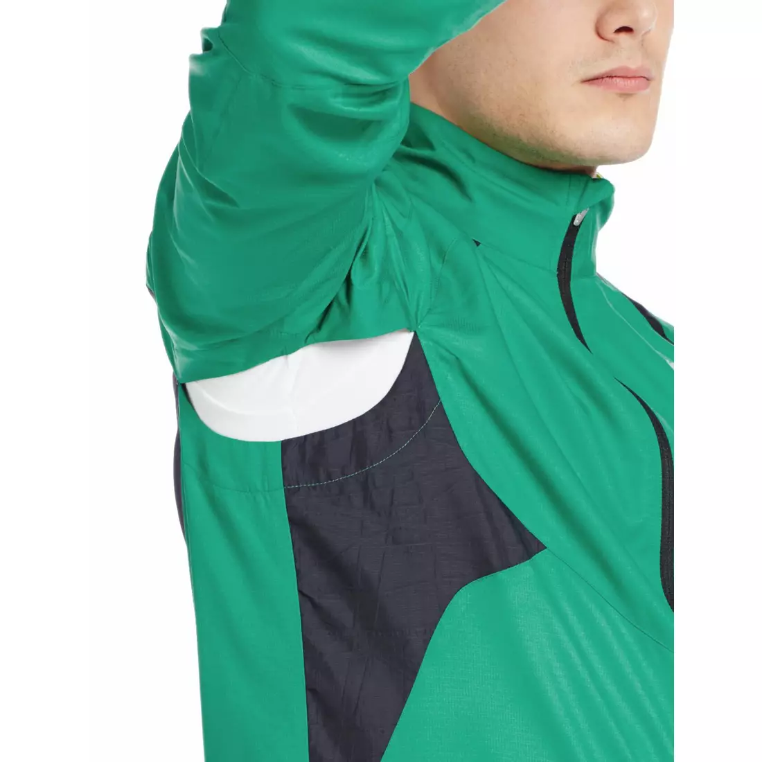 PEARL IZUMI FLY 12131402-4DF - pánska bežecká bunda, farba: zelená