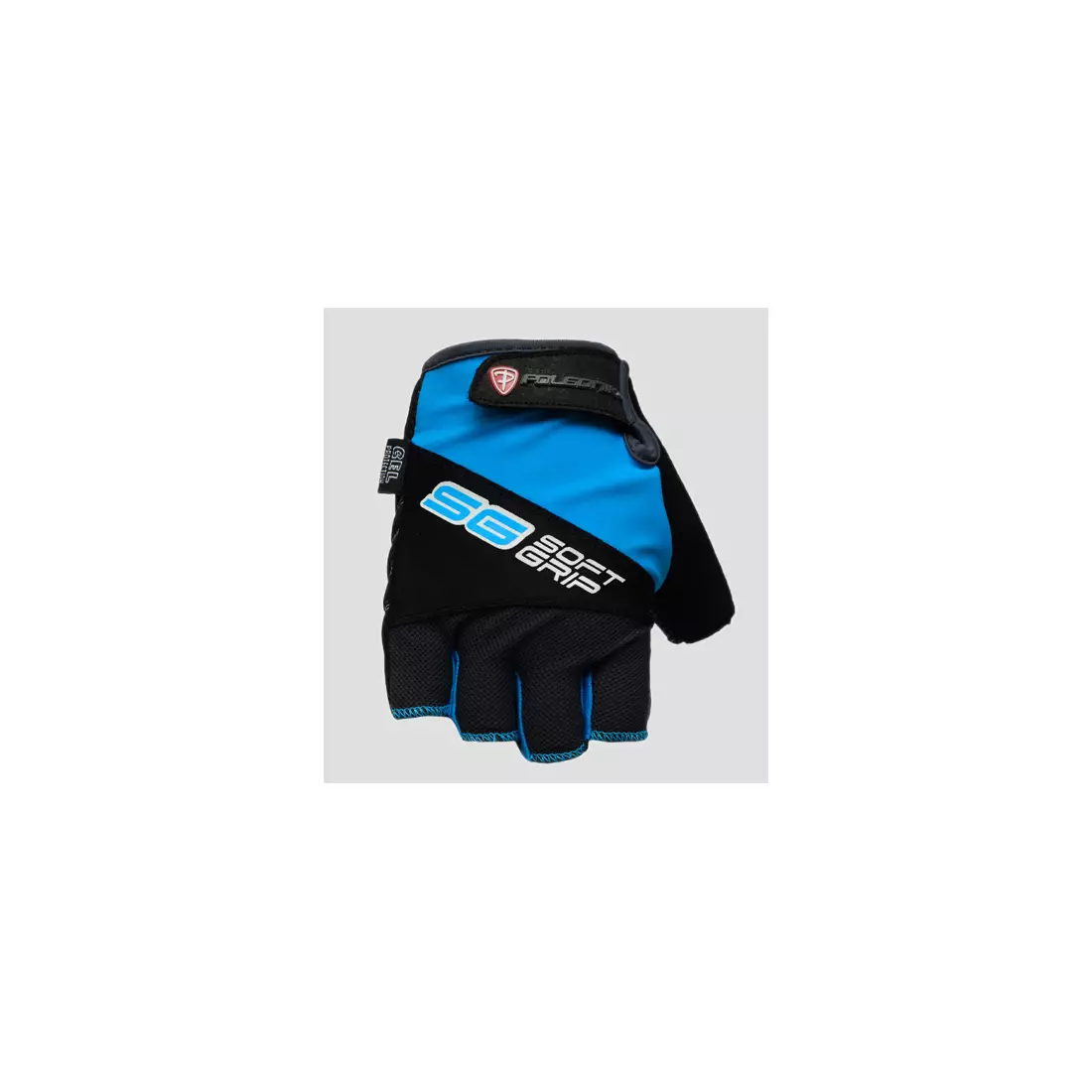 POLEDNIK SOFTGRIP NEW14 cyklistické rukavice, farba: Modrá