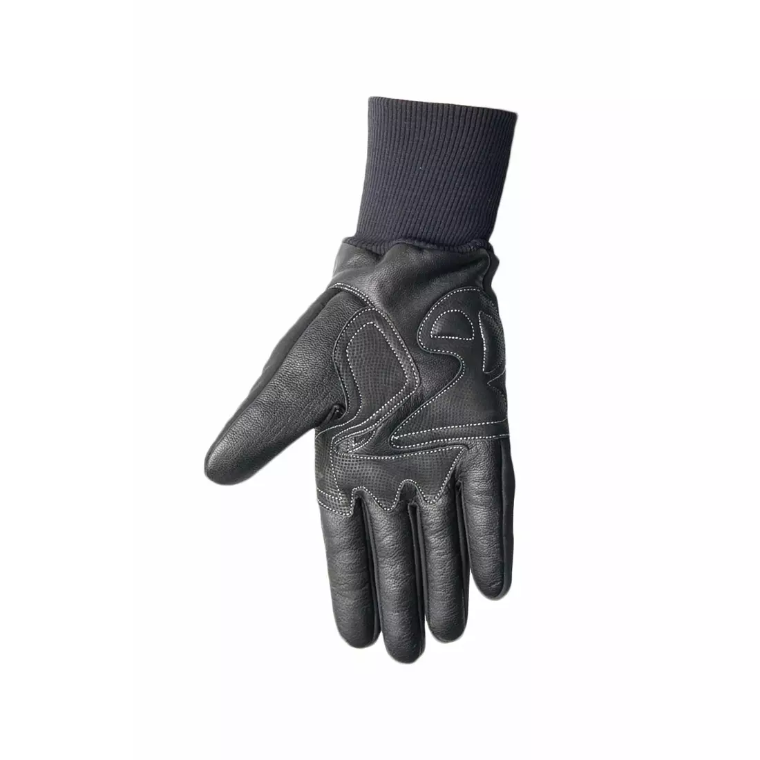 POLEDNIK zimné cyklistické rukavice RSW, farba: čierna