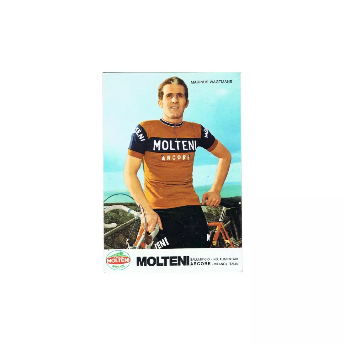 ROGELLI BIKE MOLTENI cyklistický dres 001.218, kolor: Hnedá