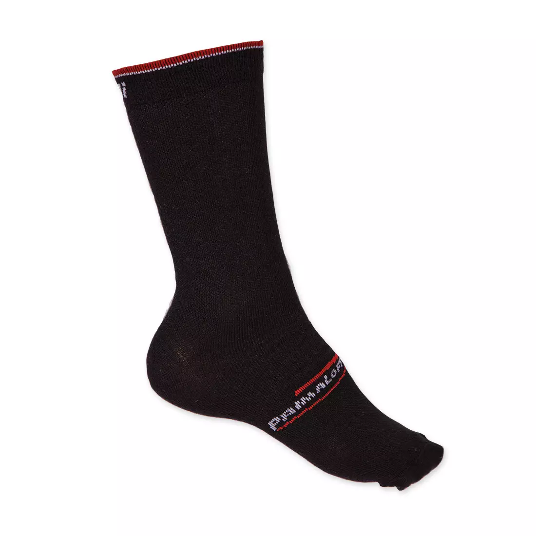 ROGELLI BIKE RCS-01 - Primaloft - cyklistické ponožky, čierne a červené 007.126
