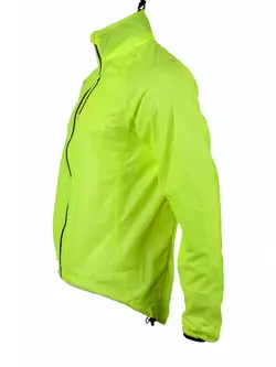 ROGELLI OHIO - nepremokavá cyklistická bunda, farba: Fluor