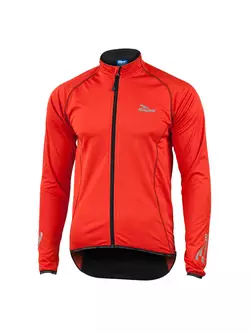 ROGELLI PESARO - pánska Softshellová cyklistická bunda, farba: Červená