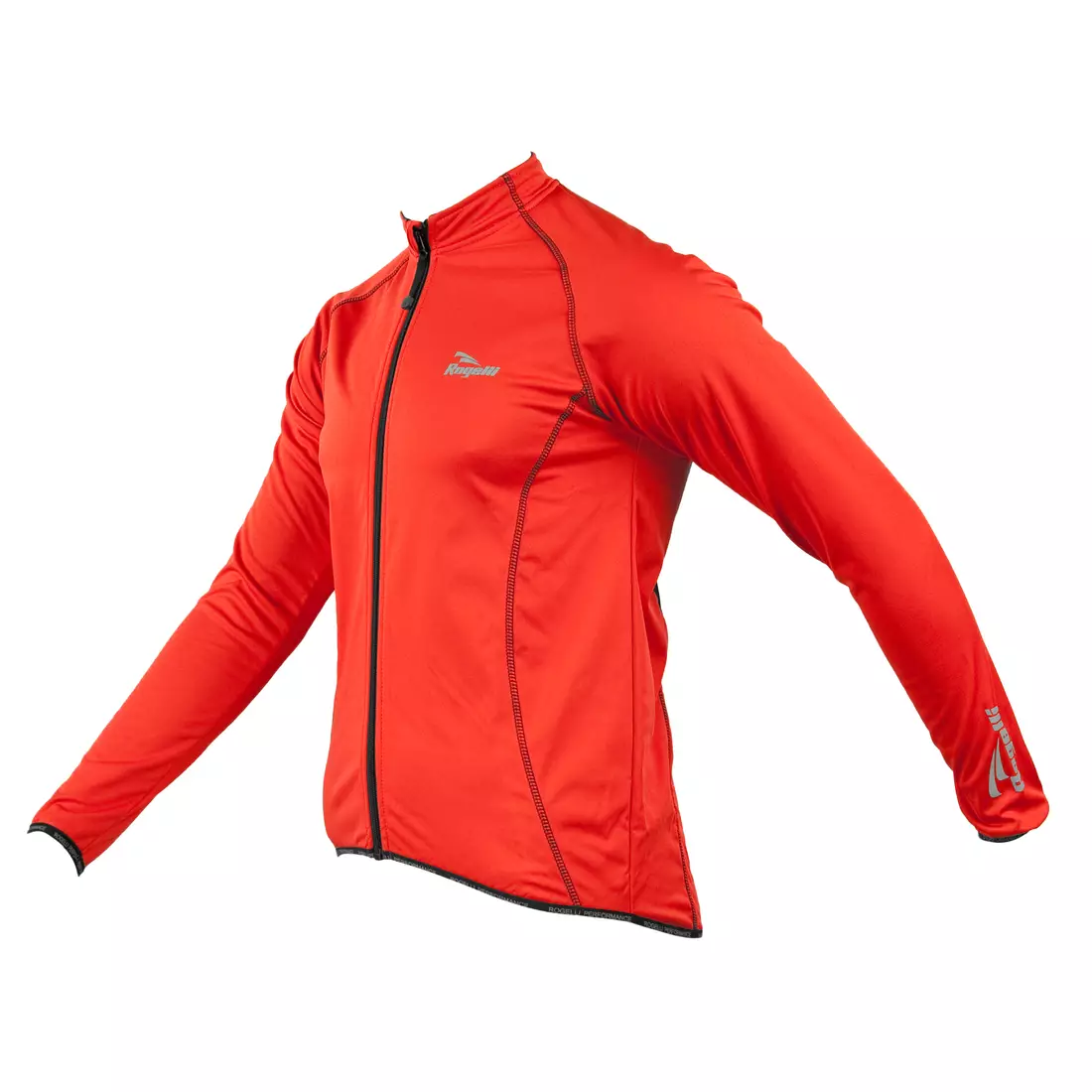 ROGELLI PESARO - pánska Softshellová cyklistická bunda, farba: Červená