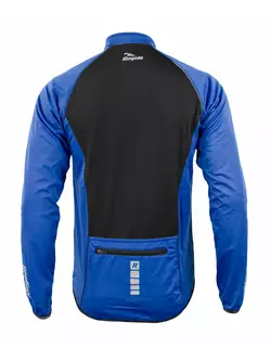 ROGELLI PESARO - pánska Softshellová cyklistická bunda, farba: Modrá
