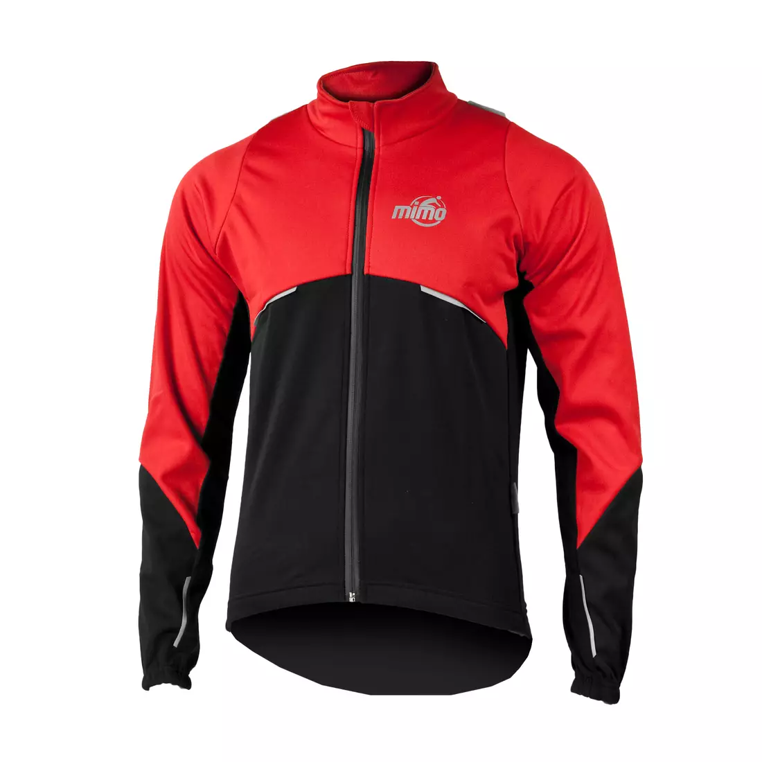 Softshellová cyklistická bunda MikeSPORT DRAGON, čierna a červená