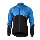 Softshellová cyklistická bunda MikeSPORT DRAGON čierno-modrá
