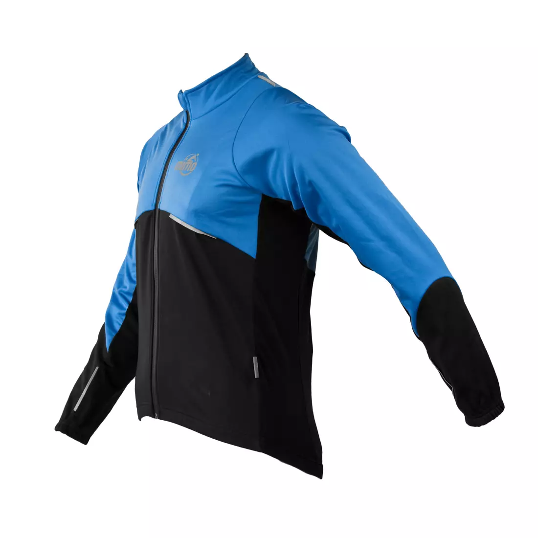 Softshellová cyklistická bunda MikeSPORT DRAGON čierno-modrá