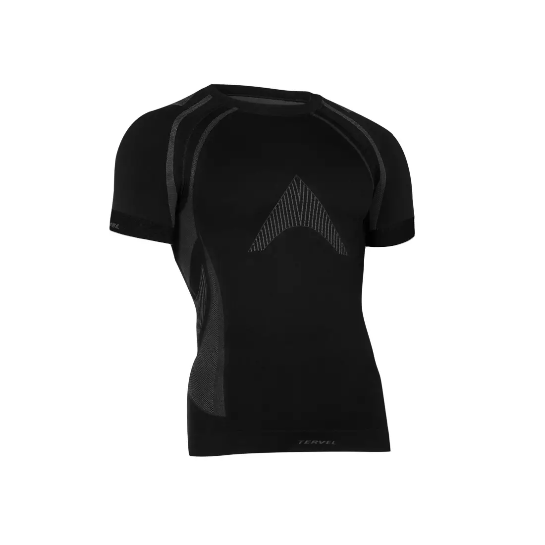 TERVEL - OPTILINE MOD-02 - pánske termo tričko, farba: Čierna a šedá