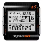 XPLOVA - E5 GPS - cyklopočítač - bezdrôtový. čiernej farby
