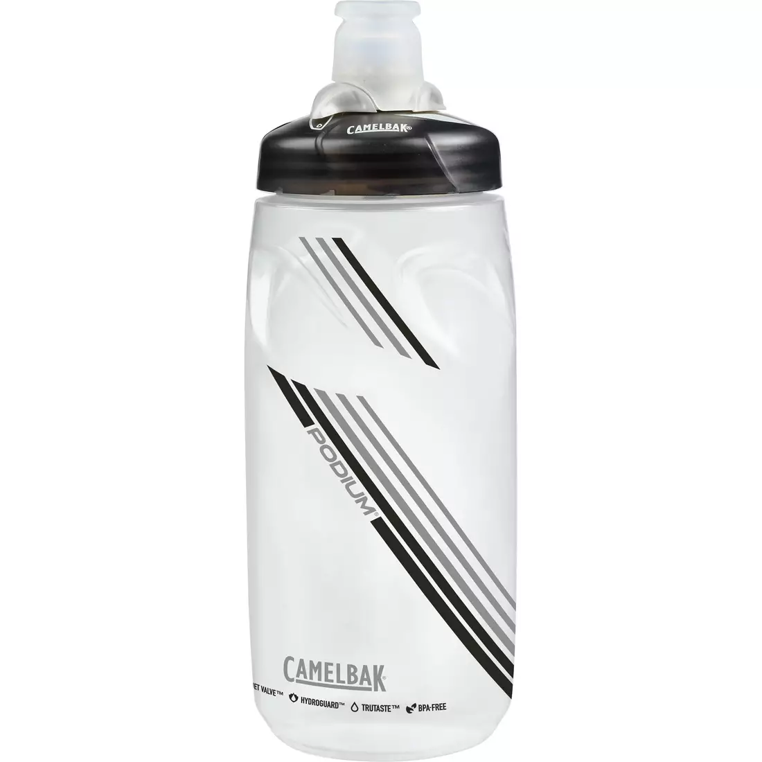 Camelbak SS18 Podium cyklistická fľaša na vodu 21oz / 620 ml Clear Carbon
