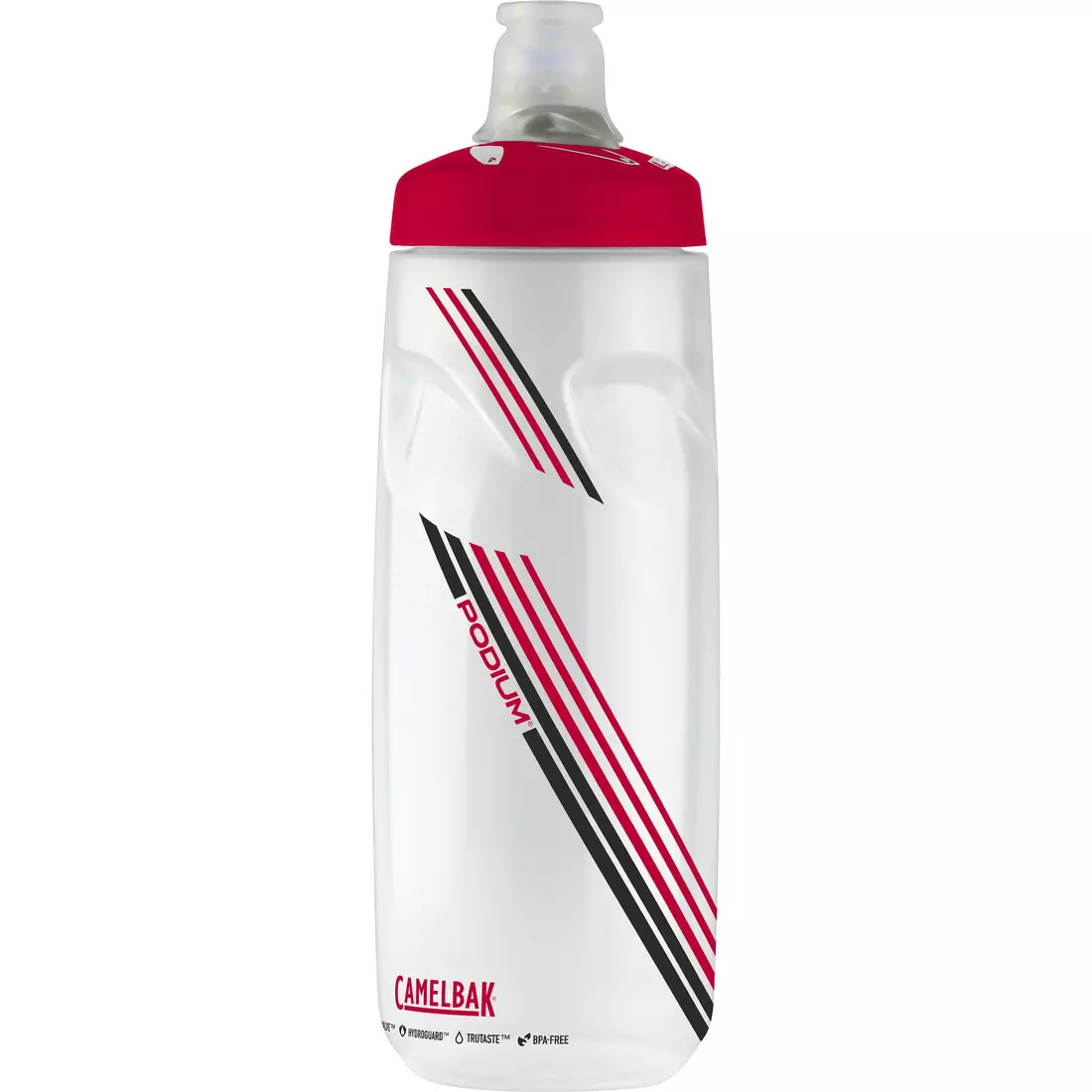 Camelbak SS18 Podium cyklistická fľaša na vodu 24oz/ 710 ml Clear Red