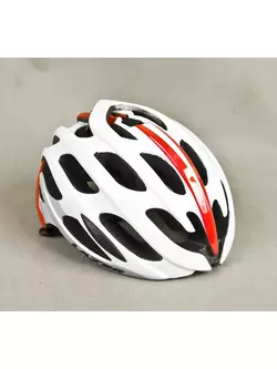 Cyklistická prilba LAZER BLADE biela a červená